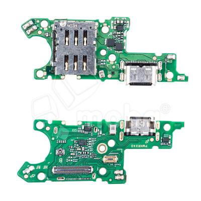 Шлейф для Huawei Honor X9a 5G (RMO-NX1) плата на системный разъем/разъем SIM/микрофон - Премиум