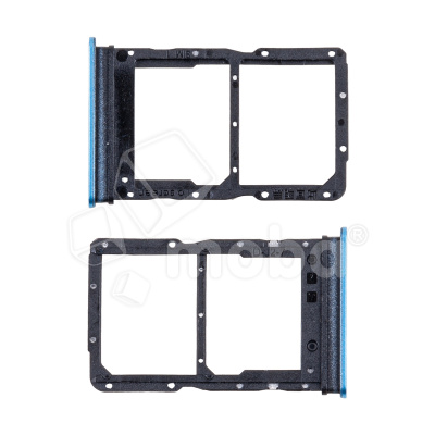 Держатель SIM для Huawei Honor X8a 4G/90 Lite (CRT-LX1/CRT-NX1) Голубой