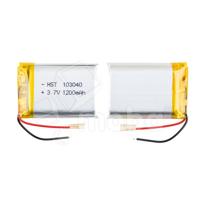 Аккумулятор универсальный 103040p 3,7v Li-Pol 1200 mAh (10*30*40 mm)