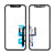 Стекло для переклейки iPhone 11 в сборе с тачскрином и OCA пленкой Черный - OR (Mitsubishi)