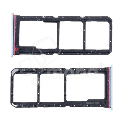 Держатель SIM для Tecno Spark 10 Pro (KI7) Белый