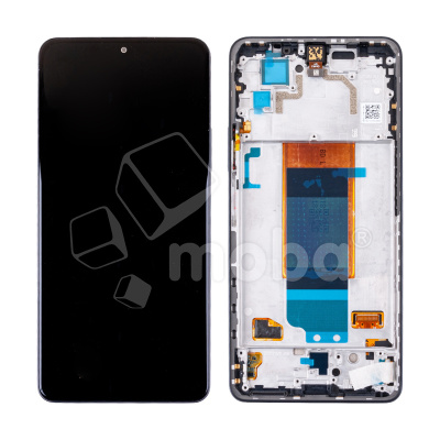 Дисплей для Xiaomi Poco F4 (22021211RG) модуль с рамкой Черный - OR (SP)