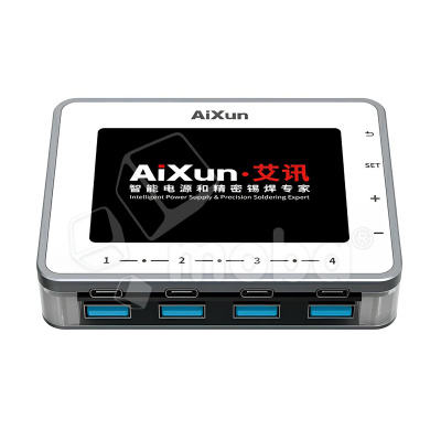 Зарядная станция Aixun PF26 (260W, 8 портов 4USB-QC3.0/4Type-C-PD, LCD)